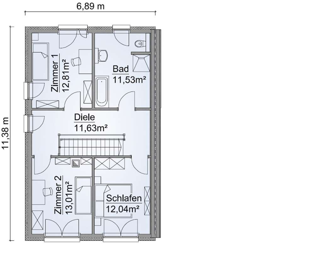 Immobilie in Naunhof - Platz für zwei Familien – Jetzt Doppelhaus in Naunhof mit ScanHaus planen! - Bild 2
