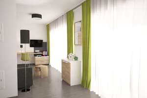 Modern möbliertes Apartment für Studierende/Auszubildende-direkte U-Bahnanbindung – Winterthurer Straße 1, 81476 Forstenried, München – Vorschaubild 2