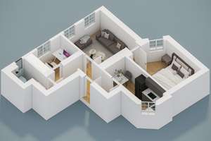 Charmante 3-Zimmer-Wohnung – modernisiert und zentral gelegen – Zweigstr. 10, 90439 Sündersbühl, Nürnberg – Vorschaubild 3