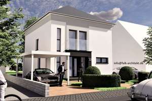 Neubau Stadtvilla mit Keller, A+, KfW 40, PV Anlage, Fußbodenheizung,  mit Grundstück zum Festpreis!