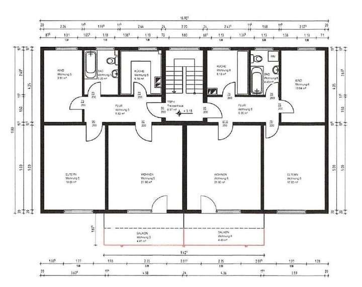 Grundriss 1. Obergeschoss