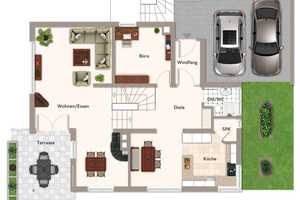 Gepflegtes Einfamilienhaus mit Einliegerwohnung in Split-Level-Bauweise – Main-Kinzig-Kreis – Vorschaubild 20