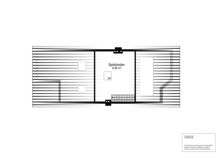 Grundriss Spitzboden