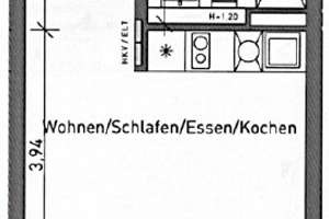 Neubau mit Einbauküche: Exklusive 1-Zimmer-Wohnung mit gehobener Innenausstattung in Nürnberg – Maximilianstraße 43, 90429 Bärenschanze, Nürnberg – Vorschaubild 10