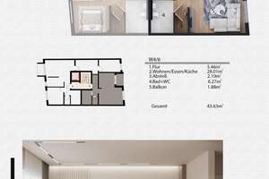 Erstbezug in modernen Eigentumswohnungen – Die vollständige Adresse der Immobilie erhältst du vom Anbieter., 41236 Rheydt, Mönchengladbach – Vorschaubild 2