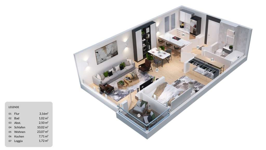 Immobilie in Marburg - !! Provisionsfrei aus eigenem Bestand !! 2 Zimmerwohnung mit Balkon, PKW-Stellplatz und Kellerraum! - Bild 1