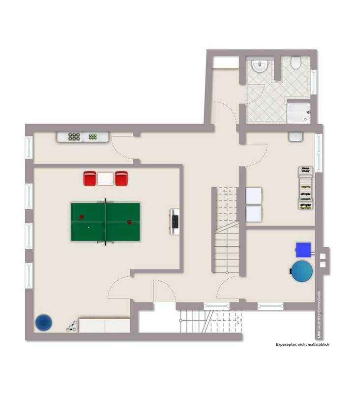 Grundriss Untergeschoss