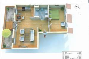 Helle 2-Zimmer Dachgeschosswohnung mit großem Süd-Balkon in Karlsruhe -  Rüppurr – Am Rüppurrer Schloss 32, 76199 Rüppurr, Karlsruhe – Vorschaubild 5
