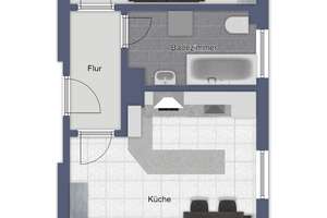 Vermietete 2-Zimmer-Wohnung mit späterem Potenzial – Die vollständige Adresse der Immobilie erhältst du vom Anbieter., 86163 Hochzoll-Nord, Augsburg – Vorschaubild 12