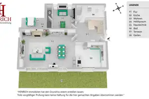 Modernisiertes & luxuriöses Haus mit 2 Wohneinheiten, 2 Einbauküchen, Kamin und Fernblick – Main-Taunus-Kreis – Vorschaubild 15