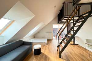 Möblierte 1-Zimmerwohnung mit Dachterrasse im Fünfgiebelhaus zu vermieten – Waitzstraße 75 B, 24105 Blücherplatz, Kiel – Vorschaubild 5