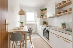 Ihr neues Zuhause: 2-Zimmer I Einbauküche I Balkon I Aufzug I Tiefgaragenstellplatz I Fernwärme – Die vollständige Adresse der Immobilie erhältst du vom Anbieter., 4107 Zentrum-Süd, Leipzig – Vorschaubild 4