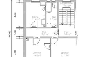 Modernisierte, sonnige 3-ZKB  mit Loft und Blick in den Himmel – Die vollständige Adresse der Immobilie erhältst du vom Anbieter., 68309 Käfertal, Mannheim – Vorschaubild 18
