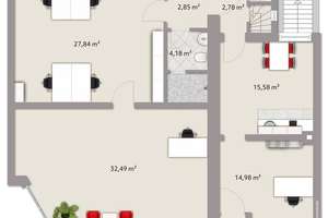 Zweifamilienhaus mit 
frei werdender Gewerbeeinheit – Die vollständige Adresse der Immobilie erhältst du vom Anbieter., 47249 Buchholz, Duisburg – Vorschaubild 37