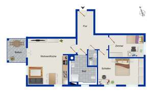 Ab 1.07.26: Moderne Neubau-3-Zimmer-Wohnung in Berlin-Lichterfelde – Die vollständige Adresse der Immobilie erhältst du vom Anbieter., 12207 Lichterfelde, Berlin – Vorschaubild 17