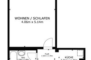 Über den Dächern mit Hafenblick – Helle 1-Zi.-Wohnung mit Süd-Loggia – Nordlandring  15, 23570 Travemünde, Lübeck – Vorschaubild 5