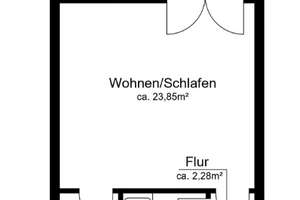 Möblierte sonnige 1-Zimmer-Wohnung mit Einbauküche und Terrasse – Saarburgstraße 2, 86156 Kriegshaber, Augsburg – Vorschaubild 10