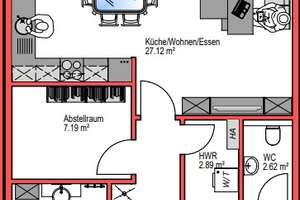 Exklusive 2-Zimmer Erdgeschosswohnung im Neubaugebiet von Eversten! – Die vollständige Adresse der Immobilie erhältst du vom Anbieter., 26131 Eversten, Oldenburg (Oldenburg) – Vorschaubild 13