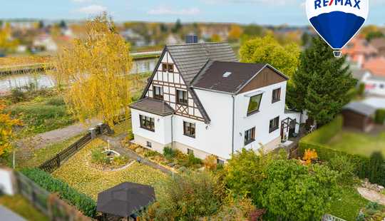 Bild von Ihr privater Rückzugsort am Kanal! Charmantes Anwesen mit Pool und Gästehäuschen in Haldensleben