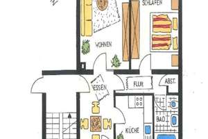 naturnahe 2 -Zimmerwohnung in Keltern-Ellmendingen – Pfinztalstr. 25, 75210 Keltern – Vorschaubild 2