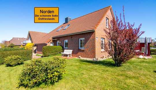 Bild von Ansprechendes Friesenhaus mit separater Einliegerwohnung am Stadtrand Nordens in Richtung Norddeich!
