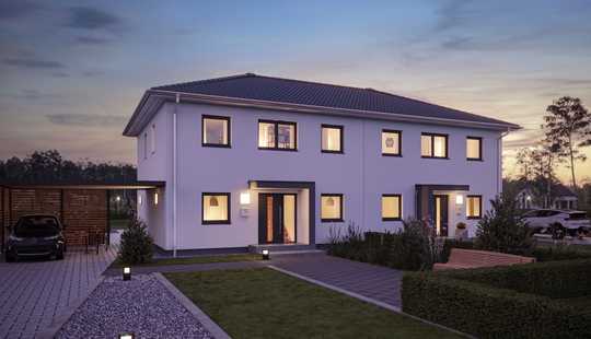 Bild von Doppelhaushälfte als Effizienzhaus 40 incl. Grundstück