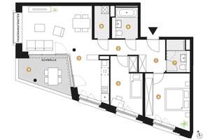 Neu im Vertrieb! – Wohnen auf höchstem Niveau: 3-Zimmer-Wohnung mit Panoramafenster – Thumenberger Weg 26, 90491 St. Jobst, Nürnberg – Vorschaubild 2