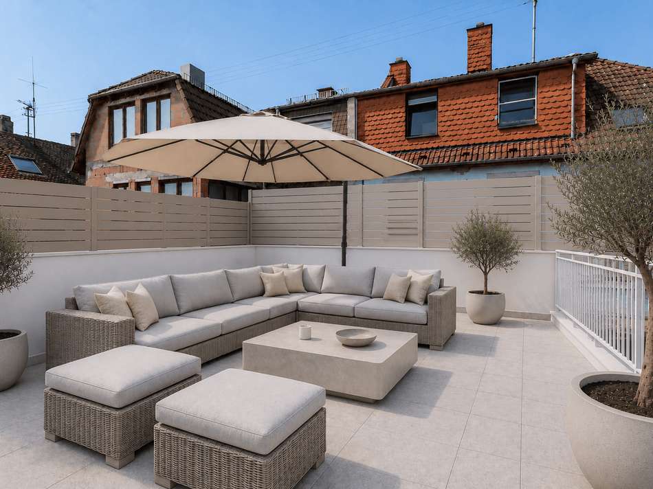 Terrasse KI optimiert 