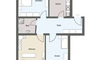 3-Raum-Altbauwohnung in Schleußig mit Parkett & Balkon – Die vollständige Adresse der Immobilie erhältst du vom Anbieter., 4229 Schleußig, Leipzig – Vorschaubild 7