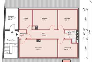 Erstbezug nach Grundsanierung: 4-Zimmer-DG-Wohnung in zentraler Lage von Osnabrück