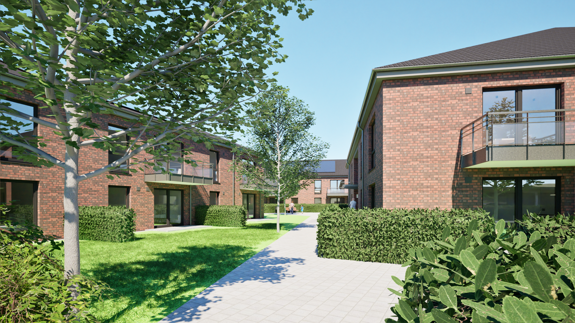 Wohnberechtigungsschein erforderlich - Schöne Neubauwohnung im Herzen von Meldorf