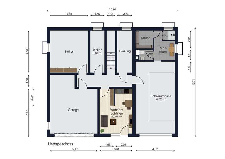 Grundrisse Untergeschoss