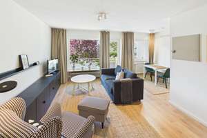 Gemütliche, vollmöblierte Wohnung mit sonnigem Balkon und Gartenblick – Die vollständige Adresse der Immobilie erhältst du vom Anbieter., 65205 Nordenstadt, Wiesbaden – Vorschaubild 2