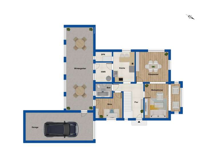 Grundriss - Erdgeschoss