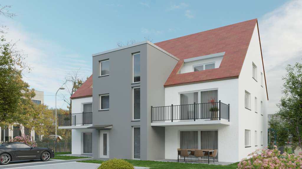 Zentrumsnahes Wohnen in Balingen-Frommern / 3-Zimmer-Neubauwohnung im 1. OG und EG