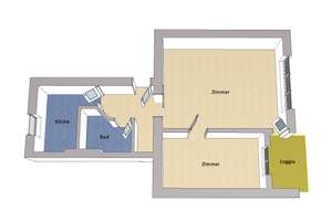 IMMOBERLIN.DE - Frische Wohnung mit Südwestloggia in gefragter Lage beim Steglitzer Zentrum – Die vollständige Adresse der Immobilie erhältst du vom Anbieter., 12161 Friedenau, Berlin – Vorschaubild 6
