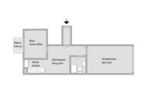 NEU provisionsfrei- stilvolle 3-Zimmer-Wohnung voll möbliert – Landwehrstrasse 64, 80336 St. Paul, München – Vorschaubild 22