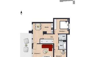 Großzügige Wohnung mit Loggia // 4.OG links - Wohnberechtigungsschein erforderlich !! – Stralsunder Ring 5, 38444 Westhagen, Wolfsburg – Vorschaubild 2