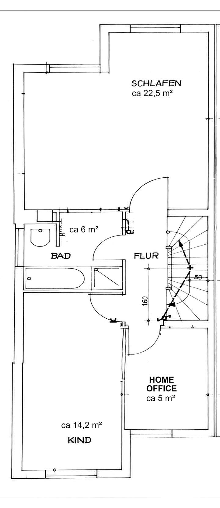 Grundriss Obergeschoss
