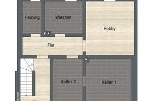 Klassisches Reihenmittelhaus in Groß-Gerau – Die vollständige Adresse der Immobilie erhältst du vom Anbieter., 64521 Groß-Gerau – Vorschaubild 2