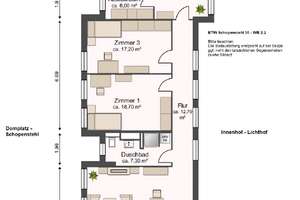 **HH-Altstadt * Hammaburg-Platz * Exklusive 4-Zimmer-Wohnung * ca. 140 m² * Frei lieferbar – Schopenstehl 30, 20095 Hamburg-Altstadt, Hamburg – Vorschaubild 14