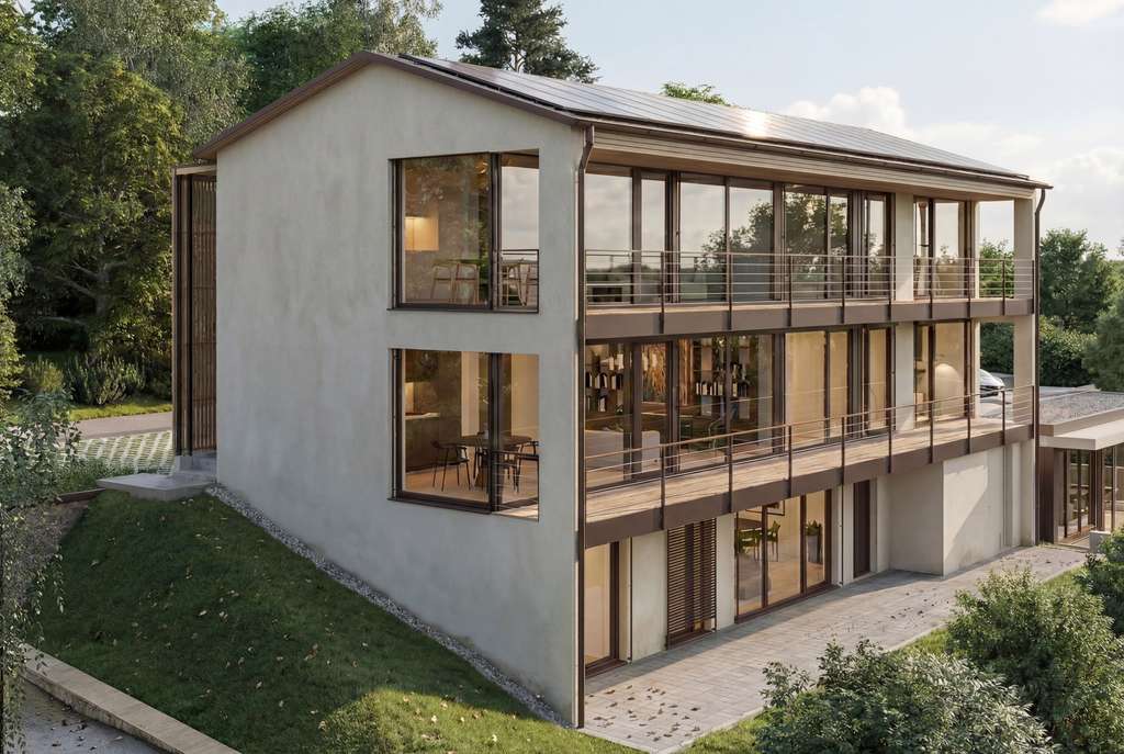 Immobilie in Bad Kötzting - Gartenwohnung am Kurpark – 2 Zimmer | Südterrasse & Garten | Neubau KfW-40 - Bild 2