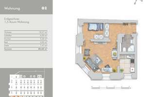 Singles aufgepasst - saniertes helles 1,5-Raum-Appartment + Westausrichtung, Parkett, Cat-7-Netzwerk – Zieschestraße 25a, 9111 Zentrum, Chemnitz – Vorschaubild 19