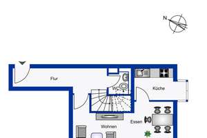 Vermietete lichtdurchflutete 3 Zimmer Maisonette-Wohnung (ca. 84 qm) mit 3 Balkonen * TG-Stellplatz – Die vollständige Adresse der Immobilie erhältst du vom Anbieter., 1328 Weißig, Dresden – Vorschaubild 9
