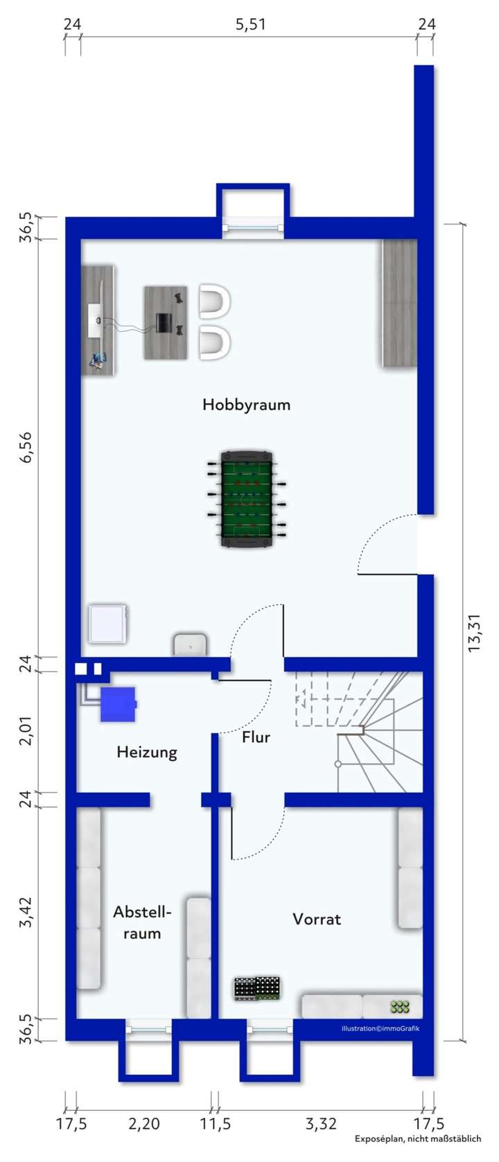 Grundriss Kellergeschoss