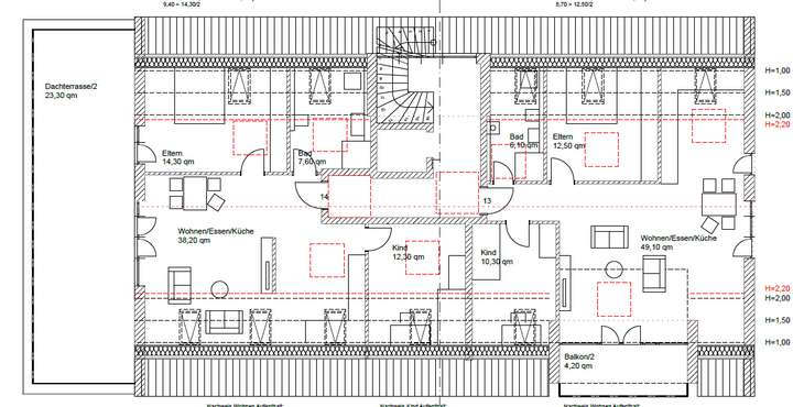 Grundriss - DG - Wohnen