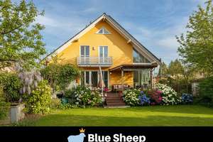 KfW-55-Familienhaus mit Gewerbe und Badesee in der Nähe