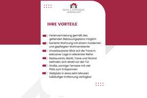 Exklusiv über den Dächern Travemündes – Wohnung mit Wintergarten und Dachterrasse an der Vorderreihe – 23570 Travemünde, Lübeck – Vorschaubild 2