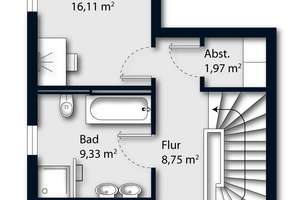 Moderne 4-Zi.-Wohnung mit gr. Loggia, Terrasse, Blick ins Grüne u. Gartennutzung – Die vollständige Adresse der Immobilie erhältst du vom Anbieter., 48167 Wolbeck, Münster – Vorschaubild 3