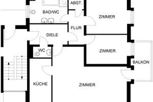 3 Zimmer in Hagen – Twittingstr. 18. a, 58135 Haspe-West, Hagen – Vorschaubild 2